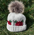 Peruvian Wool Bloom & Stitch Beanie