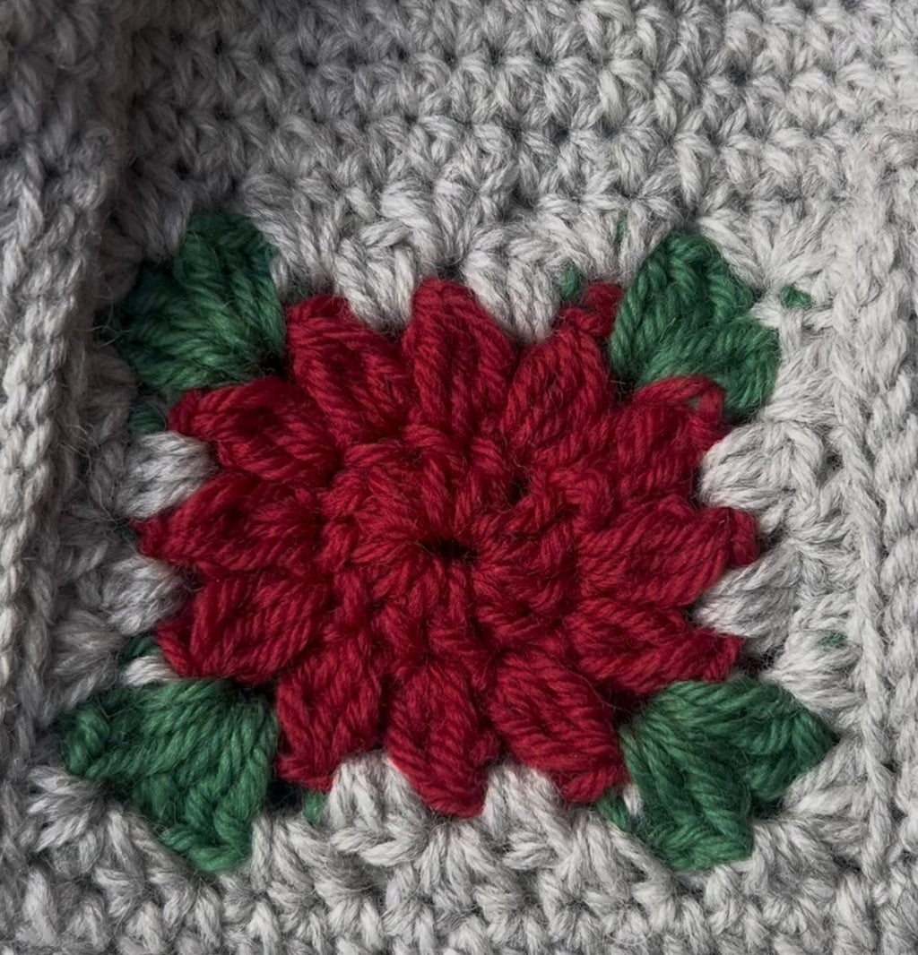 Peruvian Wool Bloom & Stitch Beanie